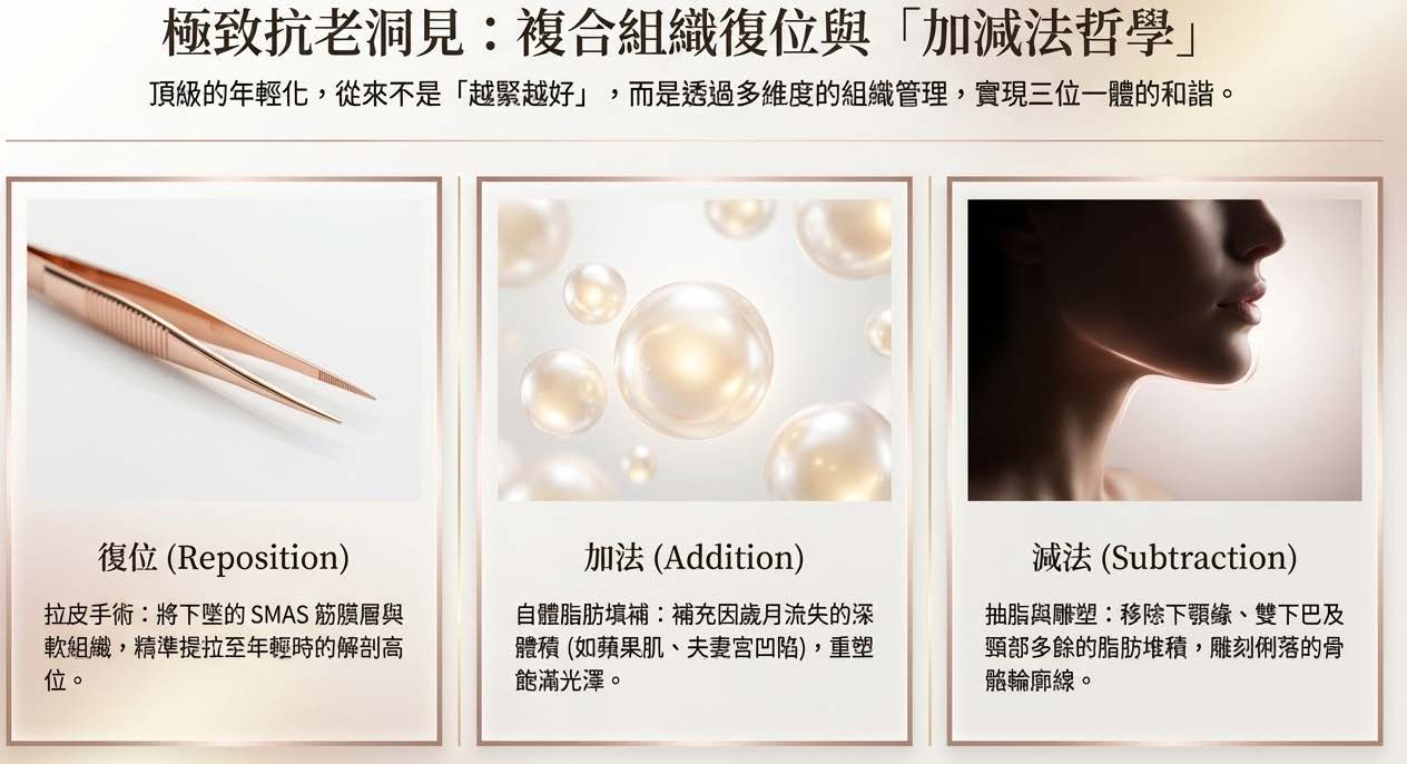 極致抗老洞見：複合組織復位與加減法哲學