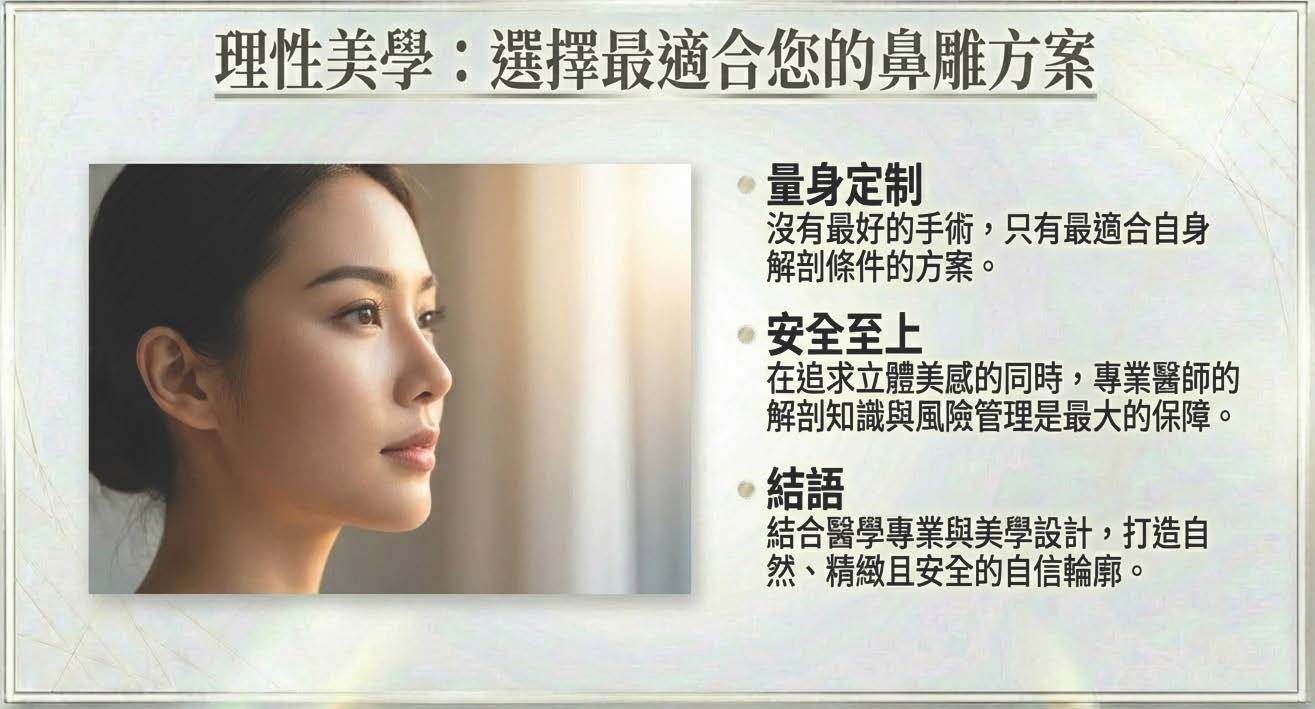 理性美學：選擇最適合您的鼻雕方案